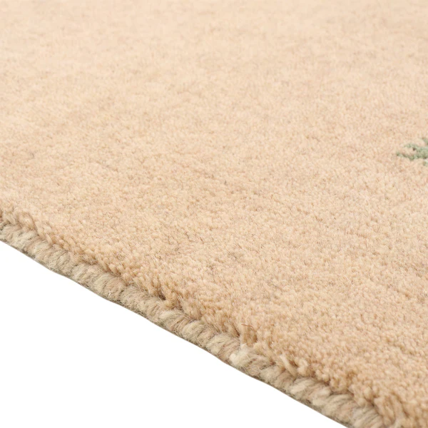 Wollteppich Gabbeh Uni - Wolle - Beige - 60 x 90 cm - Image 6