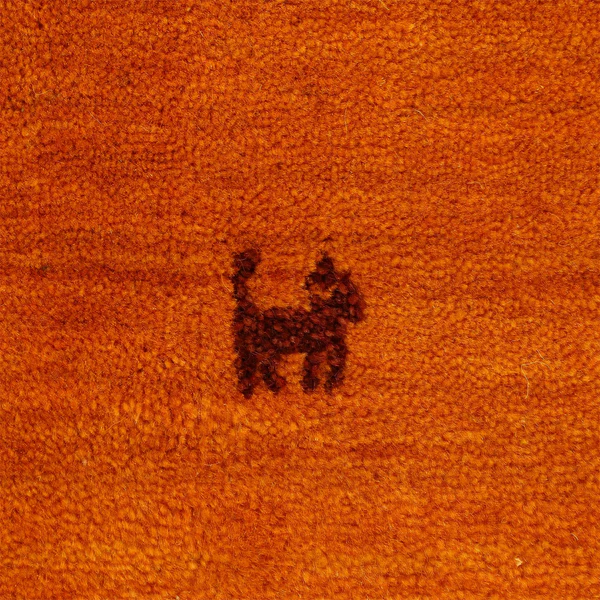 Wollteppich Gabbeh Uni - Wolle - Orange - 120 x 170 cm - Image 6