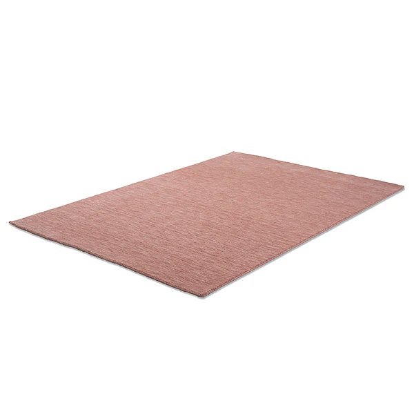 Wollteppich Holi Uni - Schurwolle - Altrosa - 90 x 160 cm - Image 4