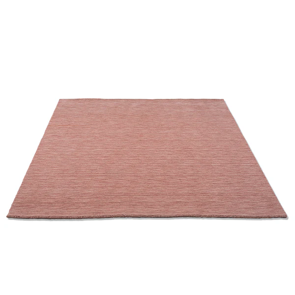 Wollteppich Holi Uni - Schurwolle - Altrosa - 90 x 160 cm - Image 5