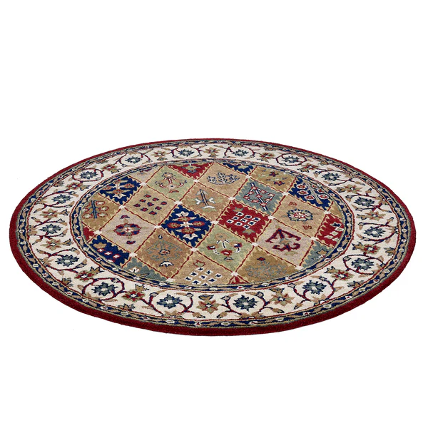 Wollteppich Royal Ziegler 560 II - Schurwolle - Rot - 100 x 100 cm - Image 2