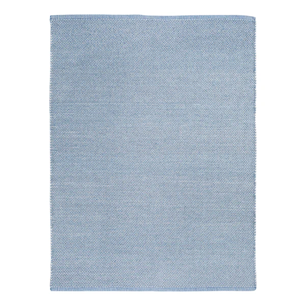 Wollteppich Wohnidee Liv - Baumwolle - Hellblau - 120 x 170 cm