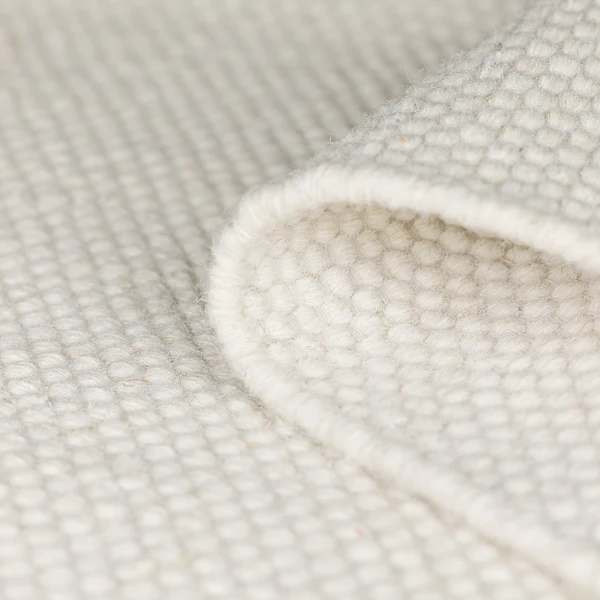 Wollteppich Wooly Idea - Wolle / Baumwolle - Naturweiß - 120 x 170 cm - 120 x 170 cm - Image 5